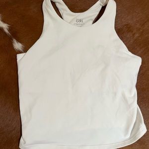 Athleta Girl White Long Distance Bra.  Size XL/14.  GUC